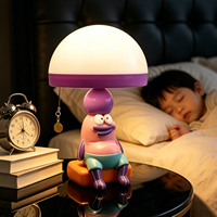 Lampe de bureau en forme de poisson de dessin animé pour la décoration murale créative de la chambre, veilleuse pour enfants, cadeau pour la meilleure amie des filles à l'occasion d'un anniversaire