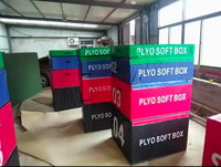 Super Septiembre: Caja de Salto Suave Tres en Uno para Entrenamiento de Fuerza y Ejercicio Físico, Equipo de Gimnasio y Fitness