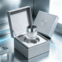 Boîte de crème pour le visage avec logo personnalisé, boîte cadeau cosmétique en carton rigide de luxe, vente en gros en usine