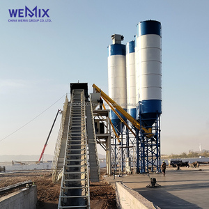 HZS120 Centrale à béton Centrale à béton stationnaire Centrale à béton prêt à l'emploi Mélangeur à béton à courroie - Product Image 1