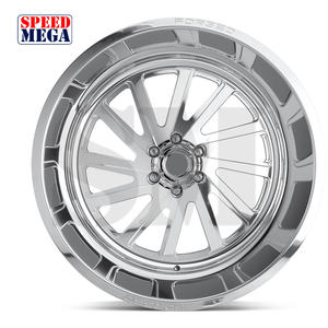 Jantes de camion forgées polies miroir pour F350 F250 tout-terrain haute capacité de charge 24x12J 26x14J 6x139.7mm - Product Image 1