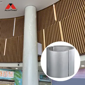 ALUMTIMES Metal Solid Panel Aluminum Column Cover For Building Decoration Cheap Price