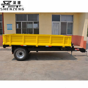 Remolque de volquete de 3 toneladas para <span class=keywords><strong>tractor</strong></span> de granja de tres lados - Product Image 2