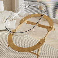 Lit pour chat en acrylique transparent avec support en bois, maison pour animaux de compagnie en acrylique transparent, nid surélevé antidérapant, canapé pour chat amovible et lavable