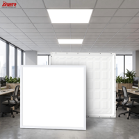 Panneau lumineux LED rétroéclairé certifié CE RoHS, pour l'intérieur, à montage en surface ou encastré, idéal pour les bureaux et les bâtiments.