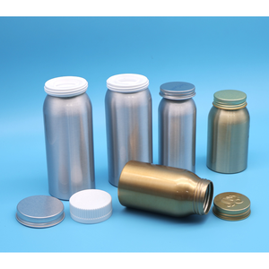 Sleek Aluminum Drug Cans Durable Wholesale From Vietnam Manufacturer Eco-Friendly Medicine Packaging Metal <b>Bottles</b> - Product Image 4