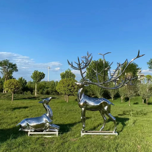 Scultura e <span class=keywords><strong>sculture</strong></span> in pietra in acciaio inossidabile con <span class=keywords><strong>Design</strong></span> moderno personalizzato parco tematico all'aperto - Product Image 6