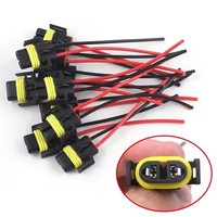 CAR-REFINE H4 H7 H11 9005 9006 prise de phare LED 9003 H4 prise de support de lampes connecteur de prise en céramique pour Auto DRL 12V