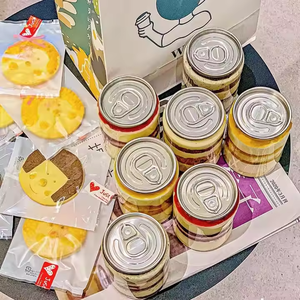 Lattine in PET da 330ml 350ml a Prezzo Conveniente con Coperchio a Strappo <span class=keywords><strong>per</strong></span> Succo, Bibite, Dessert e Torte - Product Image 3