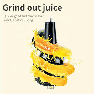 Extractor de jugo lento eléctrico doméstico totalmente automático, multifuncional, comercial, con separador de pulpa para jengibre, para exportación. - Product Image 3