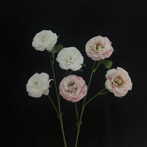 Fleurs de pivoine en soie Junheyuan, branche unique, décorations de plafond pour mariage - Product Image 1