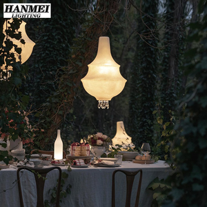 Lámpara Colgante LED Blanca Cálida de Estilo Japonés Wabi-Sabi, Retro Moderna, Simple, de Tamaño Mediano, para Casa, Restaurante, Cafetería, Bar, Sala de Exposiciones - Product Image 5