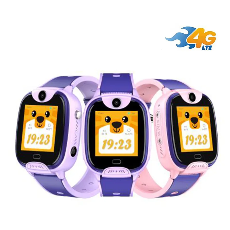 นาฬิกา Gps สำหรับเด็ก4G ติดตามสมาร์ทโฟน Gps Watch Pro 4G/Lte 4G Smart Watch Sos V19