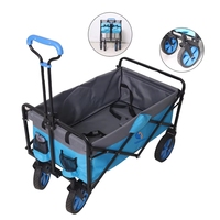 Chariot pliable multifonctionnel pour bébé, poussette pliable pour enfants, chariot de camping et de plage