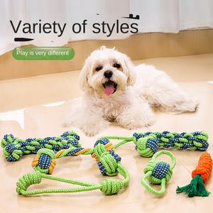 Giocattoli Interattivi Ecologici per Animali Domestici Realizzati in Corda di Cotone Naturale, Perfetti per l'Affettuoso Rapporto e le Sessioni di Esercizio di Cani e Gatti al Chiuso - Product Image 2