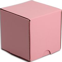 Petites boîtes d'expédition en carton ondulé rose pour l'emballage, les cadeaux, les produits et les petites entreprises