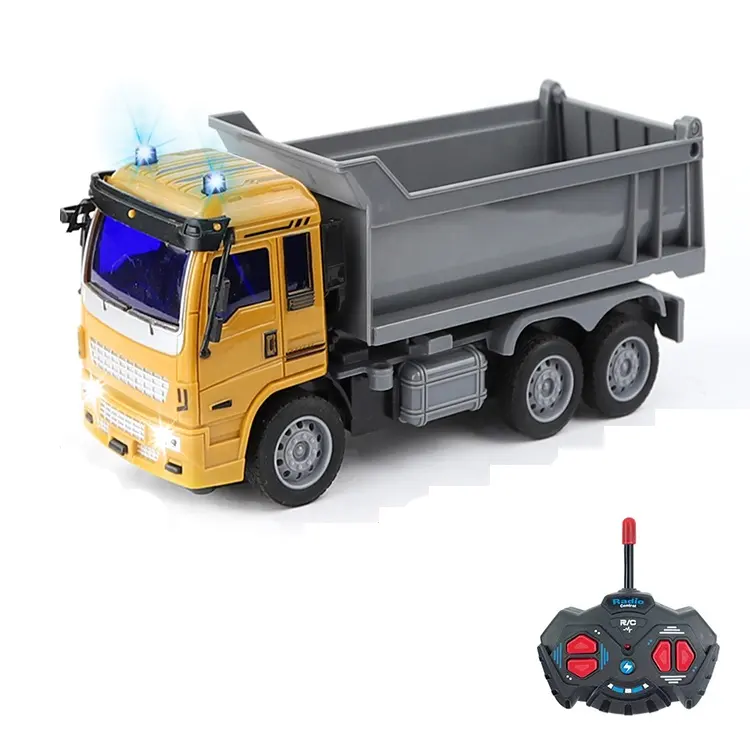 2023 New Radio Control Toys 27MHZ 1:30 RC Dump Truck Toy Remote Control