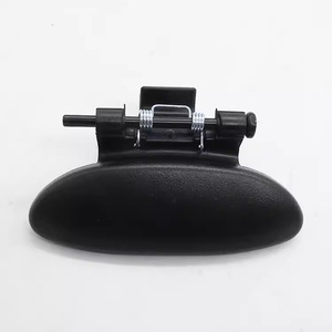 206 มือจับกล่องเก็บของ 8218PX ชิ้นส่วนกล่องที่วางแขนทรงกลมพลาสติกสีดำ - Product Image 1