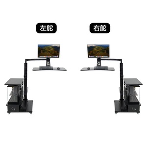 다기능 전동 리프팅 테이블 디스플레이 장치 브래킷 컴퓨터 책상 및 의자 세트 가정용 리프팅 테이블 다리 - Product Image 4