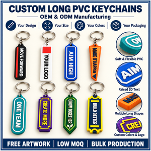 Llaveros rectangulares de PVC personalizados con impresión UV, diseños coloridos para regalos promocionales, etiquetas de plástico ligeras - Product Image 4