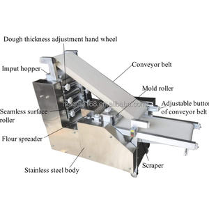 5-40cm formant moule pâte à presser Machine coupe-feuille de pâte à faire Tortilla pain plat fabricant de crêpes industriel - Product Image 4