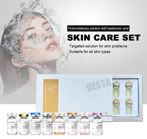 फेस ब्राइटनिंग किट स्पा सीरम पेप्टाइड सोने के लिए अनुकूलित सीरम पेप्टाइड गोल्ड एम्फोल्स स्किन बूस्टर किट - Product Image 4