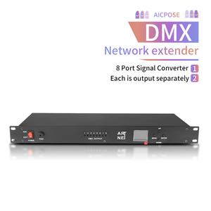 Expansor de Red DMX Artnet de 8 Vías AICPOSE, 4096 Canales, Convertidor DMX512 Art Net, Controlador de Luces de Escenario - Product Image 5