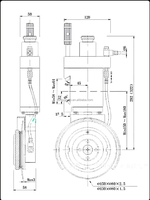 Porte-couteau pneumatique modèle 130 pour dévidoirs-découpeuses