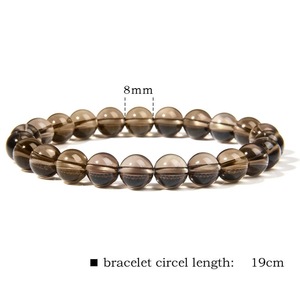 Bracelet en perles de Jade naturel pour femme, améthyste, cristal, <span class=keywords><strong>Quartz</strong></span>, aigue-marine, émeraude, bijoux, Agate, Bracelet élastique pour homme - Product Image 3