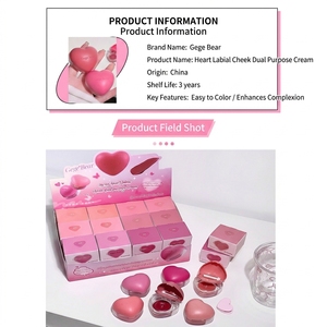 Maquillage personnalisé pour les joues, blush vegan, stick illuminateur à marque privée, blush crémeux, blush magique, blush rose baby doll, palette de blush crémeux - Product Image 6