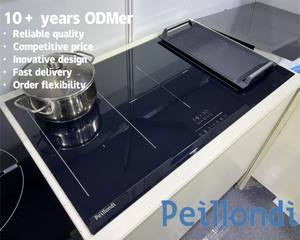 Buen precio Europa estándar 7000W cocina inteligente 4 quemadores pausa estufa eléctrica placa <span class=keywords><strong>de</strong></span> inducción integrada - Product Image 5