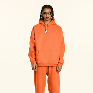 Felpa con Cappuccio Personalizzata con Logo, Esterno in Cotone e Interno in Pile, Taglia USA Plus, Anti-Restringimento, Stile Streetwear Alla Moda - Product Image 1