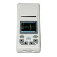 CONTEC ECG90A Monitor de ECG de mano, máquina de electrocardiografía Ekg Ecg Machines Home Ecg Devices Software