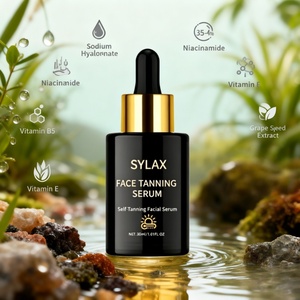 Sérum bronzant pour le visage SYLAX, autobronzant professionnel, éclat naturel bronze, formule de haute qualité, sérum de soin de la peau à séchage rapide - Product Image 4