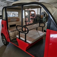 Tricycle Électrique Ouvert 1500W, Grande Capacité, 9 Places, pour Transport de Passagers et Service de Navette Rurale