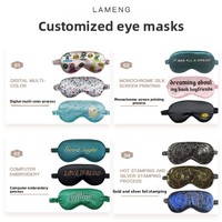 Masque de sommeil double face effet soie pour hommes et femmes, occultant, anti-fatigue, avec sangles réglables, style épuré, toutes saisons