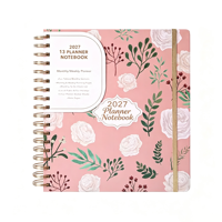 Agenda Personalizzata A4 A5 con Spirale, Copertina Rigida, Logo Personalizzato, Diario Giornaliero, Settimanale, Mensile, Lista delle Cose da Fare