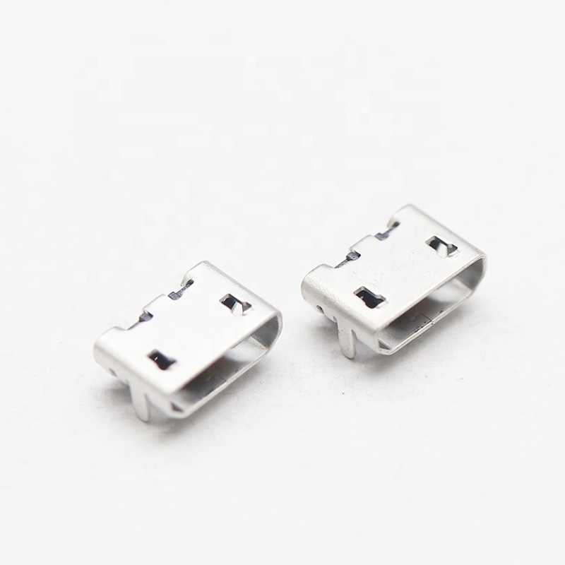 180 градусов женского четырехугольной формы с микро usb B-YPE 5 контактный разъем