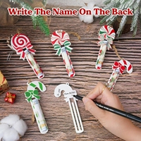 MM Lot de 6 supports à argent en bois pour Noël, décorations amusantes pour cadeaux en espèces, pour sapin de Noël, cadeaux de fête, cadeaux de fin d'année, vente en gros