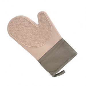 Gants de four et de barbecue personnalisables en silicone alimentaire double couche, résistants à la chaleur, avec motif à pois, design original - Product Image 6