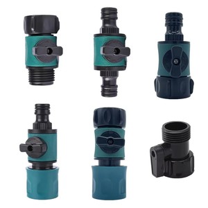 Adaptateur rapide pour <span class=keywords><strong>tuyau</strong></span> d'arrosage de jardin en caoutchouc avec filetage 3/4 pouce, raccords de <span class=keywords><strong>robinet</strong></span>, norme DIN - Product Image 1