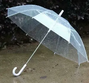 Offre spéciale Vente en gros Cadre en métal personnalisé Parapluie cloche dôme transparent personnalisable