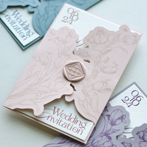 Invitations de <span class=keywords><strong>mariage</strong></span> françaises haut de gamme personnalisées, cartes postales minimalistes pour entreprises, cartes-cadeaux, papier couché, impression numérique, vernis UV - Product Image 5