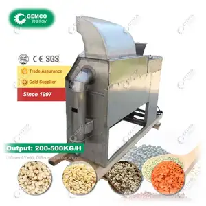 Machine d'épluchage sûre et fiable de gramme noir de blé de riz de maïs pour le décorticage humide sec décortiquant le millet lentille fève
