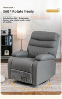 Haute qualité moderne en cuir véritable rembourrage cadre en métal relaxant manuel ascenseur fauteuil inclinable canapé pour salon chambre