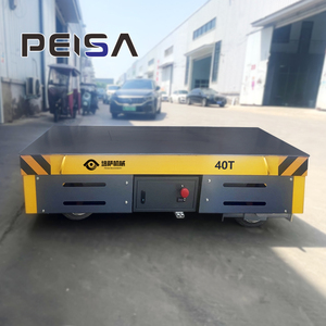 Chariot à plateau sans rail hydraulique personnalisé de 10 à 80 tonnes pour le transport de plaques métalliques lourdes et de plaques d'acier - Product Image 6