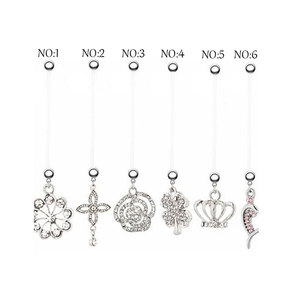 Nouveau PTFE mode femmes <span class=keywords><strong>nombril</strong></span> anneaux Sexy corps <span class=keywords><strong>Piercing</strong></span> bijoux <span class=keywords><strong>pour</strong></span> femmes enceintes en plastique <span class=keywords><strong>pour</strong></span> les mariages - Product Image 1