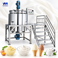 Mélangeur-homogénéisateur sous vide 300L pour crème glacée et mayonnaise