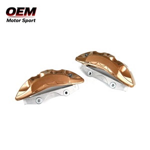 Nouveau kit d'étriers de frein AKBONO 8 pistons 374 mm haute performance avec garantie d'un an pour les modèles Mercedes- C63 E63 G63 - Product Image 1