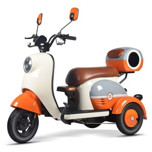 Triciclo Eléctrico Abierto de Dos Plazas de 8 Pulgadas, Motocicleta Eléctrica de Asiento Largo de 600W con Opciones de 48V/60V para Pasajeros - Product Image 4